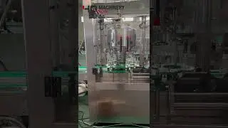 8-8 heads rinsing and filling machine for glass bottle Australia #fillingbottlingline  #machine