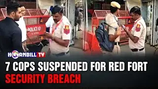 7 COPS SUSPENDED FOR RED FORT SECURITY BREACH