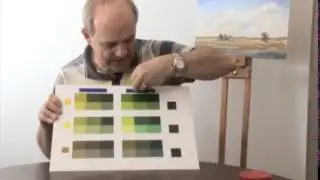 Getting Started with Acrylics - Mixing Greens & Greys