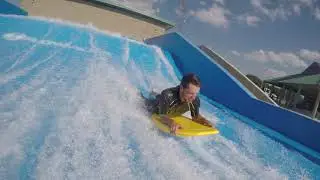 Adam Muller at Liberty Lagoon Waterpark in Baton Rouge LA FlowRider Surf Machine