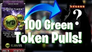 TWD RTS: 100 Green Token Wheel Pulls!