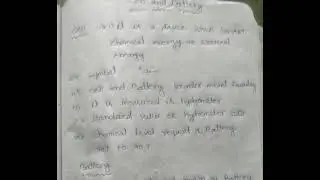 Cell and Battery, Types of Cell by Manoj Sir, Phone No. - 8093695037