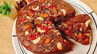 Eggless Plum Cake | No Oven ,No Rum Christmas Special Fruit Cake |  Swad Ki Potli By Vinita