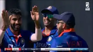 Jasprit Bumrah 2-10(3) vs England 2022 ball by ball spell 1080p50  fox 501 hd