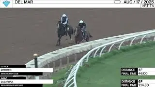 Work of the Day at Del Mar: Medoro worked 4 F & Sasafran worked 6 F on August 17th, 2025