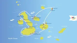 Grace Itinerary 8B Galapagos Cruises 2025
