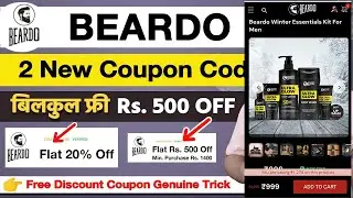 PART-2 | BEARDO 2 New Discount Coupon Code | Beardo Free Coupon Code | Beardo Promo Code