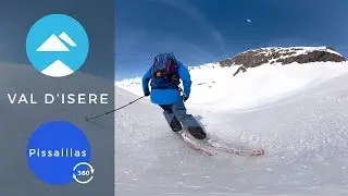 Piste Pissaillas, Val d&rsquo;Isere in 360 VR | Piste View
