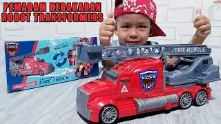 MOBIL PEMADAM KEBAKARAN DAMKAR FIRE RESCUE ROBOT TRANSFORM