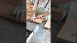 Smooth wood cutting process #wood #cutting