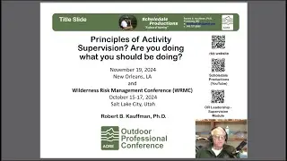 Principles of Activity Supervision? Are you doing what you should be doing?
