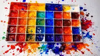 Satisfying Paint Mixing | Creating 32 Unique Color Shades 🎨