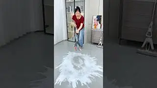 Amazing cleaning, Hand-free viral home mop #viralgadgets #homegadgets #mop #shorts