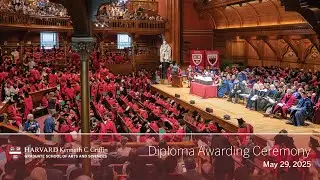 2025 Harvard Griffin GSAS Diploma Awarding Ceremony in Sanders Theatre