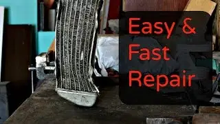 How to Repair a Bent Radiator  - Easy & Fast