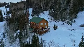 Inside a Luxury Mountainside Utah Cabin with 3 Floors!
