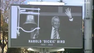 ITV News VT: Dickie Bird tribute. 24.9.25