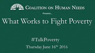 What Works to Fight Poverty - #TalkPoverty