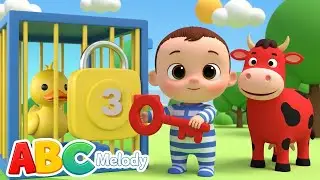 Learning Colors and Numbers Song | Farm Animals Cartoon for Kids | Nursery Rhymes & Kids Songs