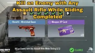 How to Kill an Enemy with Any Assault Rifle While Sliding Cod Mobile 2023