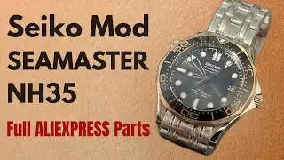 Создание модификации часов Seiko NH35 из деталей, приобретенных на Aliexpress.