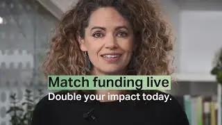 DOUBLE your gift for people and planet - Laura's message