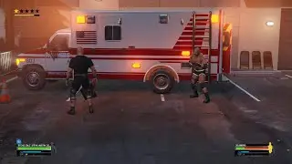 Stone cold vs Goldberg brawl WWE 2K25 Universe mode