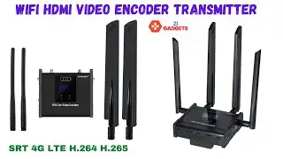 WIFI HDMI Video Encoder Transmitter ~ SRT 4G LTE H.264 H.265 ~ Ip Rtmps Live Broadcast YouTube