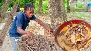 Teaching Anthony How To Calculate Materials &ntilde; Bend Lintel Stirrup | HOW TO BUILD A HOUSE #DIY