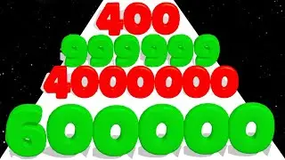 Number Master Run (vs) Man Runner 2048 - Math Games Max Level (ASMR Gameplay)