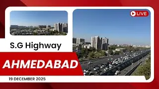 🇮🇳 Ahmedabad India | S.G. Highway Morning City View | Power Instrumental Music & City Vibes 🔥