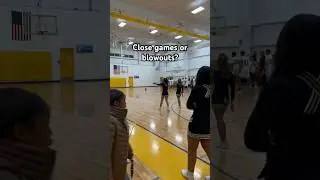 Which are more hype? #cheerleading #basketball #basketballgame #cheer #highschoolsports #team #gold