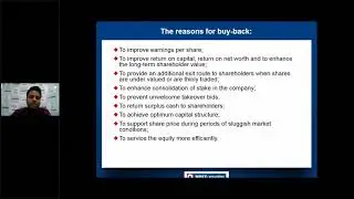 Webinar on Buyback of shares Explanation & Advantages