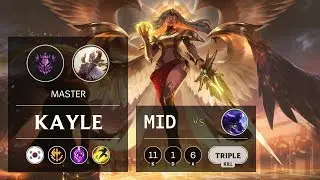 Kayle Mid vs Ryze - KR Master Patch 9.24