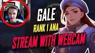 GALE STREAM WITH WEBCAM! RANK 1 ANA [ OVERWATCH TOP 500 SEASON 5 ]