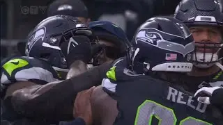 Derick Hall & Jarran Reed get into PHYSICAL ALTERCATION after hit on Josh Allen | Seahawks vs Bills