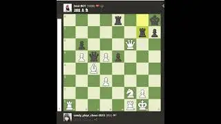 How to win vs chess BOT Rating 1000 #chessreview #chessnewbie#chessblunders #foryou#checkmate#chess