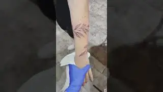 Wrap around leaves tattoo