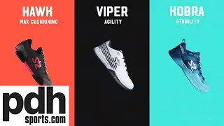Introducing the new Salming Hawk, Kobra and Viper squash shoes 2019