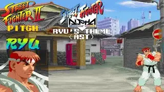 Street Fighter Alpha 1: Warrior's Dreams AST - Ryu's Theme (SF2 Pitch)