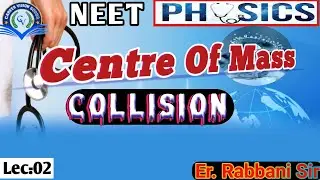 Centre Of Mass | COM | Collision | Elastic Collisions in 1 -D | Physics Class 11 / NEET | L-02