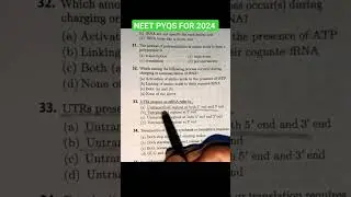 NEETQuestions (AIPMT) biology very high level thinking 🤔👑#shortvideo #neet2024#trending #biology