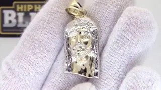 Micro Gold Jesus Piece Pendant Hollow 10K Gold | Real Hip Hop Jewelry