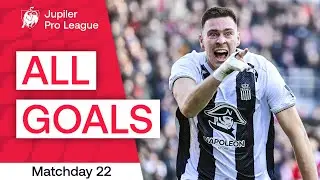 TOUS LES BUTS | Journ&eacute;e 22 - Jupiler Pro League