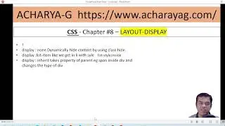 CSS Tutorial In Hindi beginners complete guide #8 display   table,none,inherit,list-item