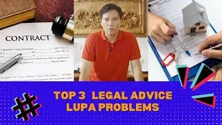 USAPANG LEGAL TOP 3 LUPA PROBLEMS | Atty. Tony Roman #TikTokLawyerPH  Free Legal Advice
