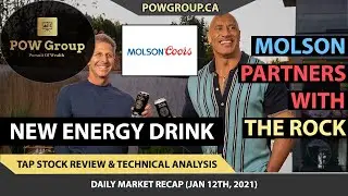 Molson Coors Partners with Dwayne &ldquo;The Rock&rdquo; Johnson | New Energy Drink | Stock Market Review JAN 12
