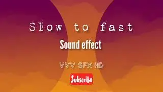 sound effect slow to fast beat || VVV SFX HD