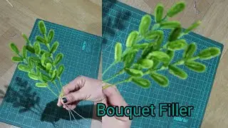 Bouquet filler from Pipe cleaner/ Chenille Stem Wire