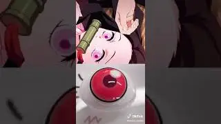 Demon Slayer NEZUKO COSPLAY CONTACTS SERIES❤️&zwj;🔥❤️&zwj;🔥